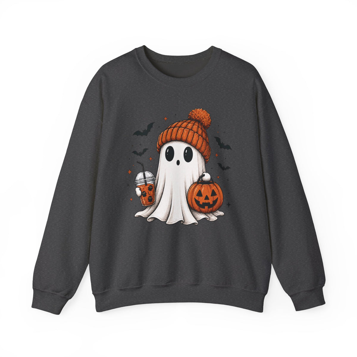 Cozy Ghost & Pumpkin Sweatshirt