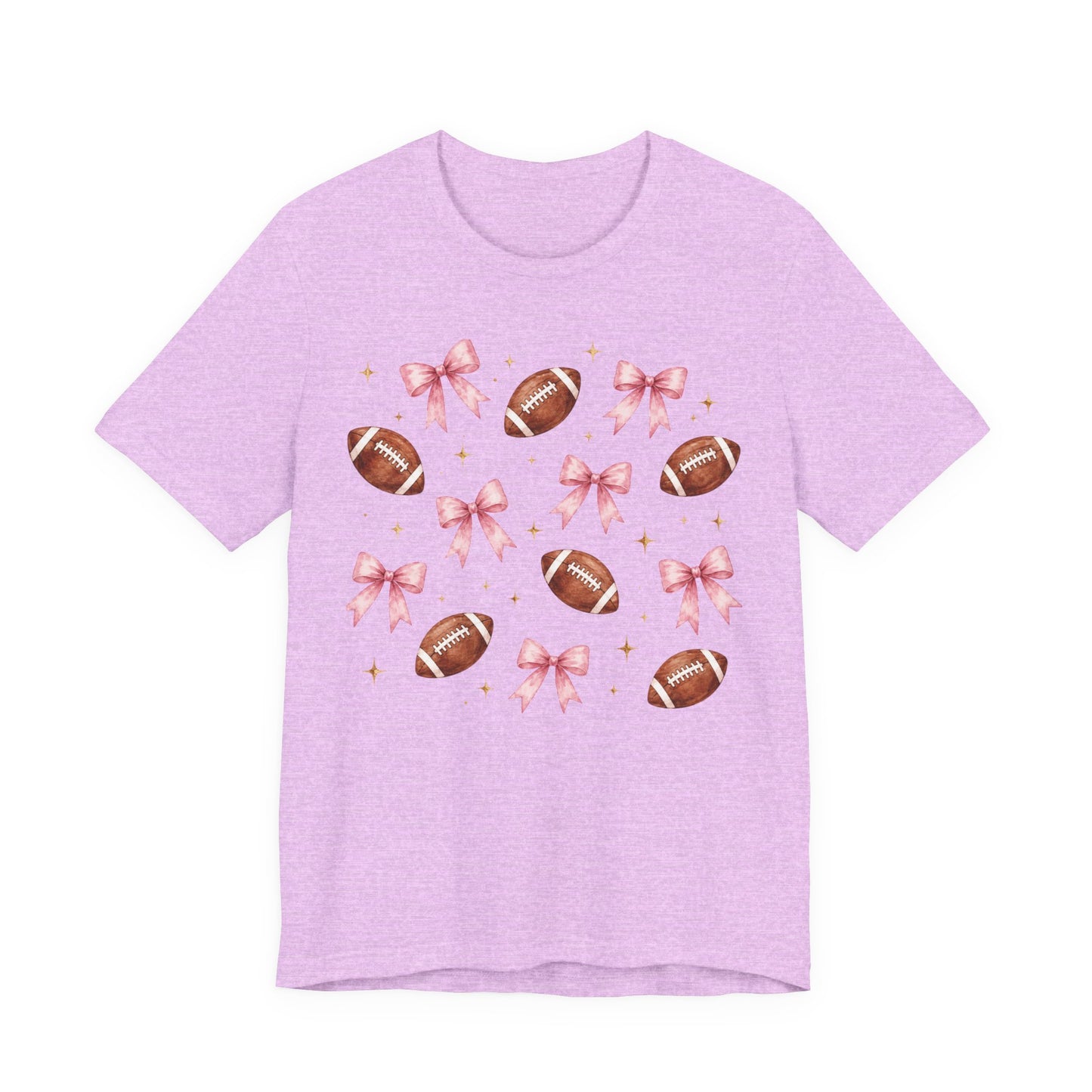 Football & Pink Bows Tee