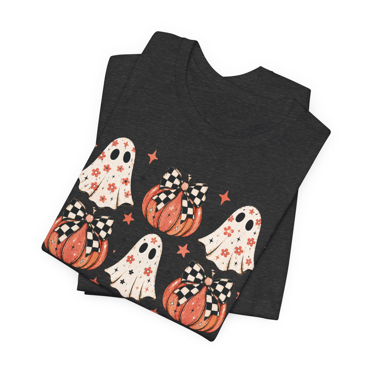 Spooky Ghost & Pumpkin Tee