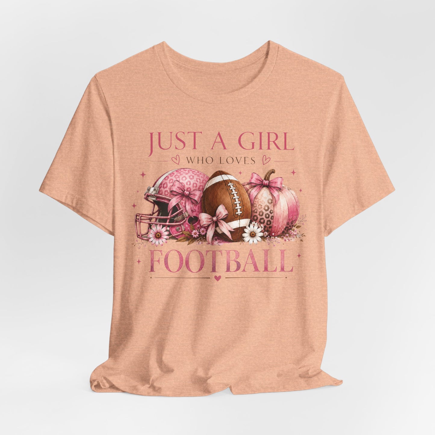Just A Girl Who Loves Football Tee