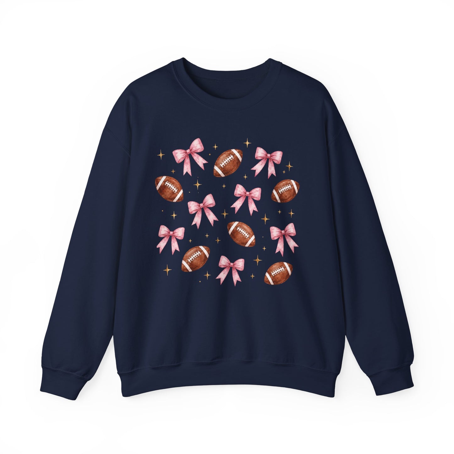 Football & Pink Bows Sweatshirt