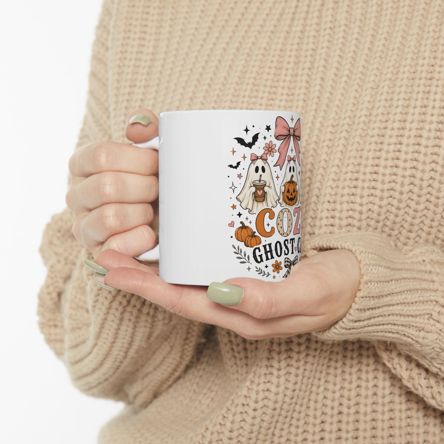 Cozy Ghost Club Ceramic Mug