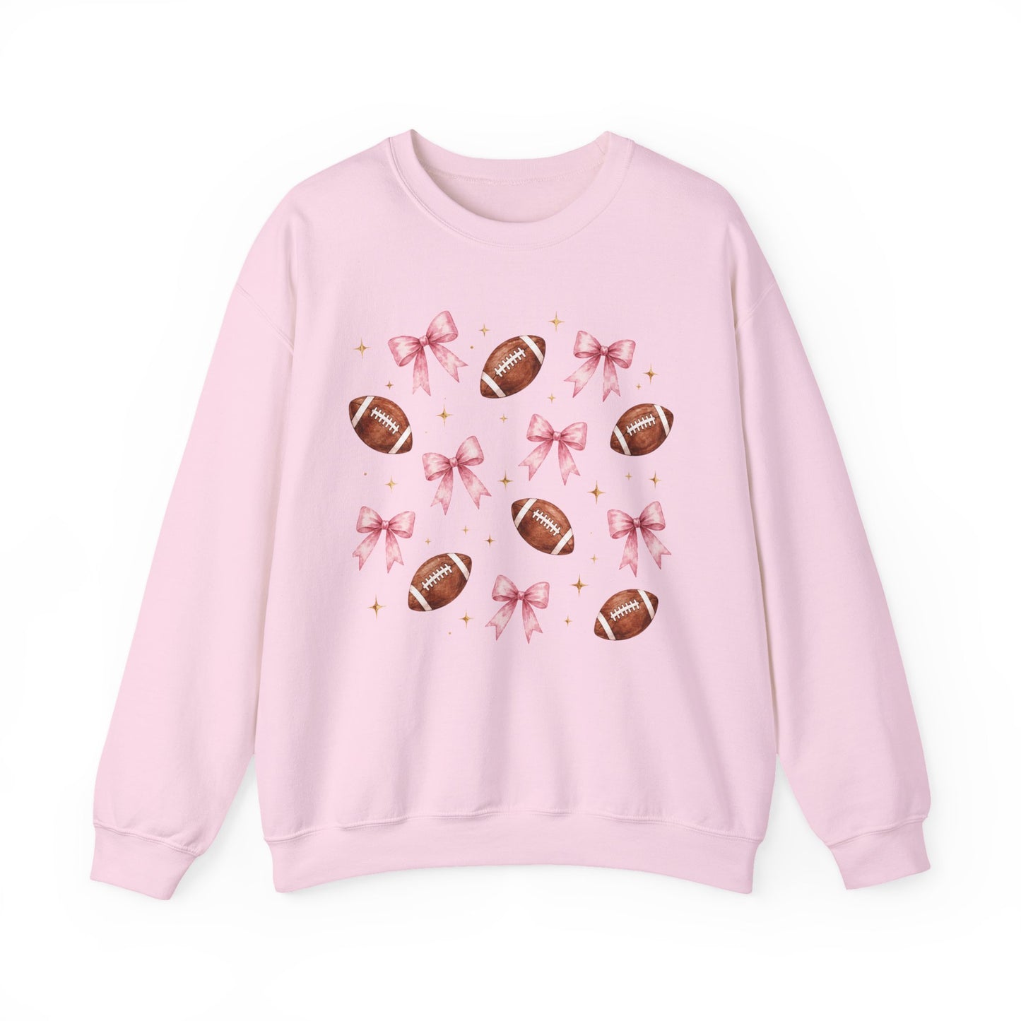 Football & Pink Bows Sweatshirt