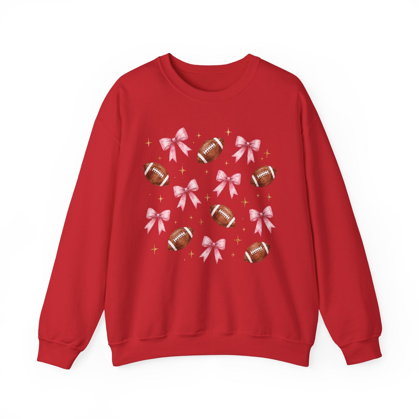 Football & Pink Bows Sweatshirt