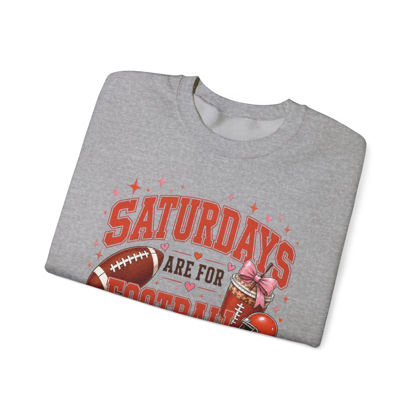 Saturdays Are For Football Crewneck Sweatshirt