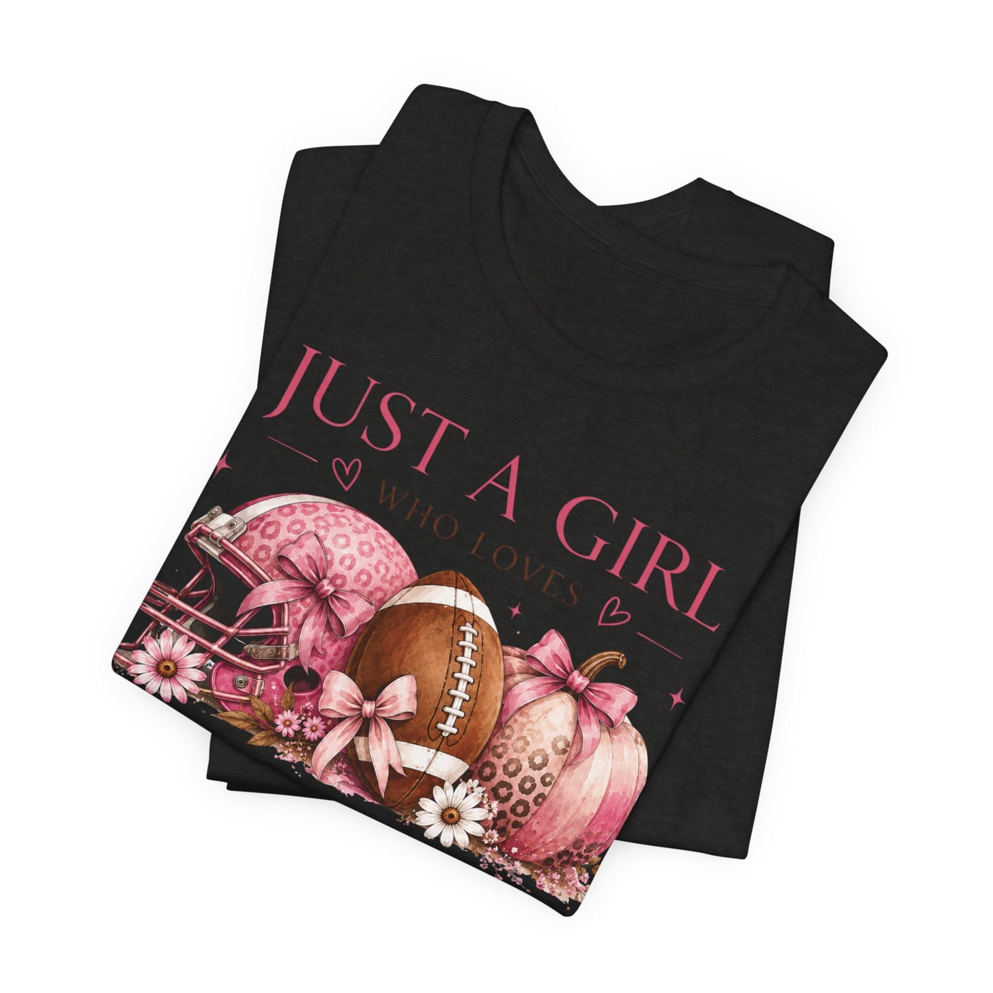 Just A Girl Who Loves Football Tee