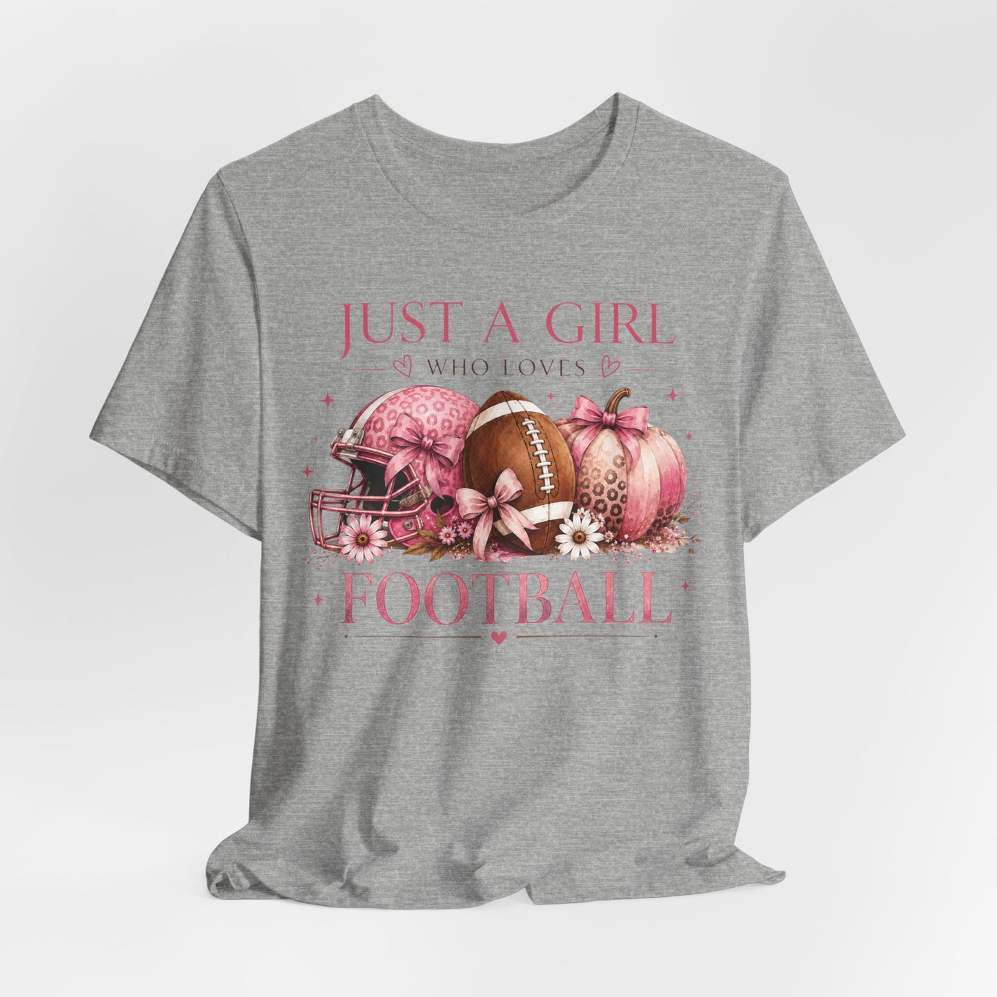 Just A Girl Who Loves Football Tee