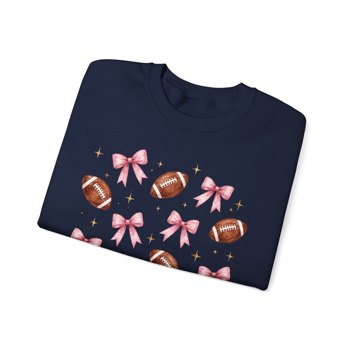Football & Pink Bows Sweatshirt