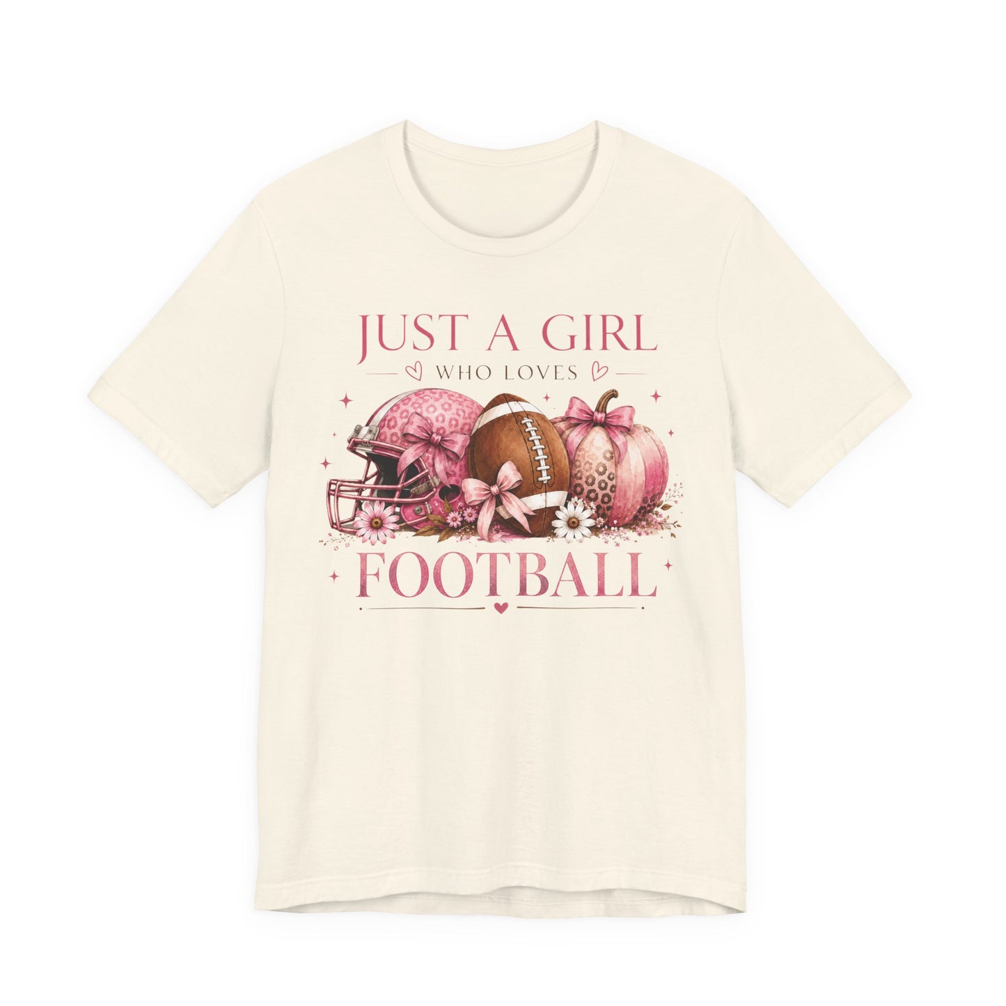 Just A Girl Who Loves Football Tee