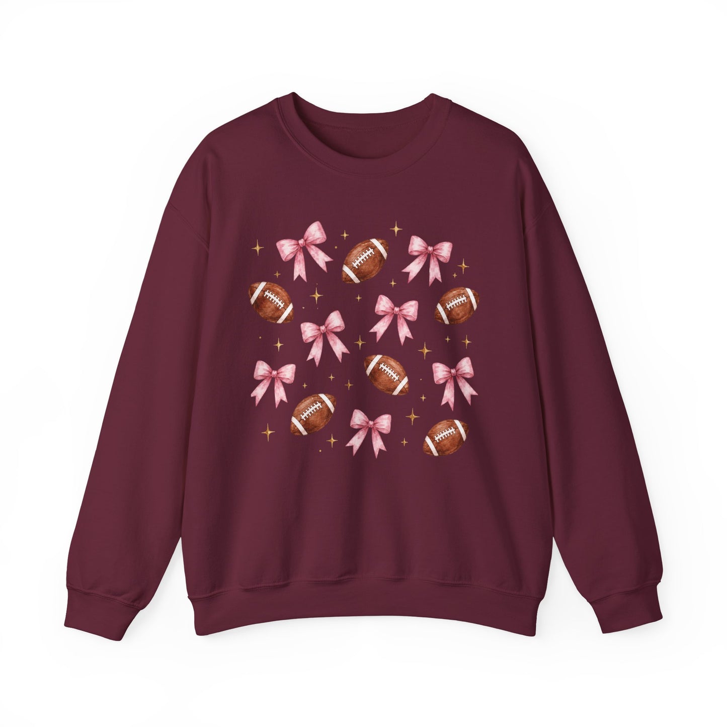 Football & Pink Bows Sweatshirt