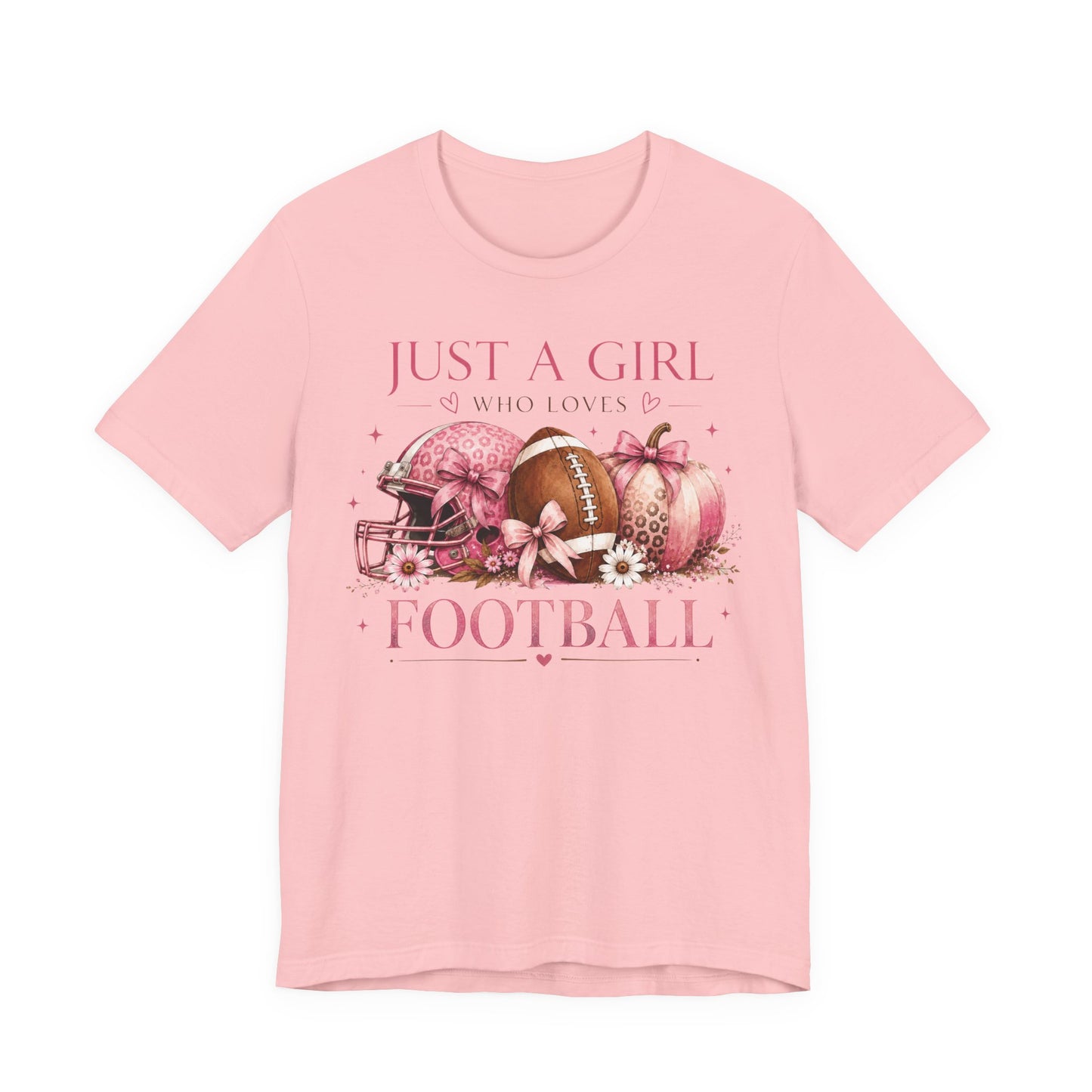Just A Girl Who Loves Football Tee