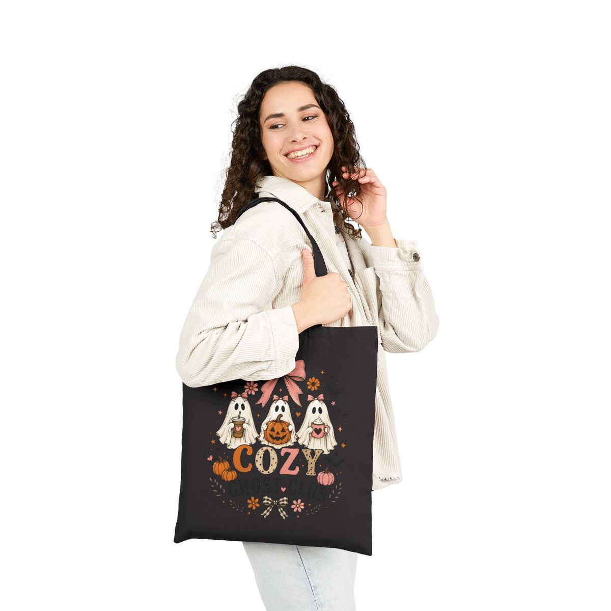 Cozy Ghost Club Tote Bag