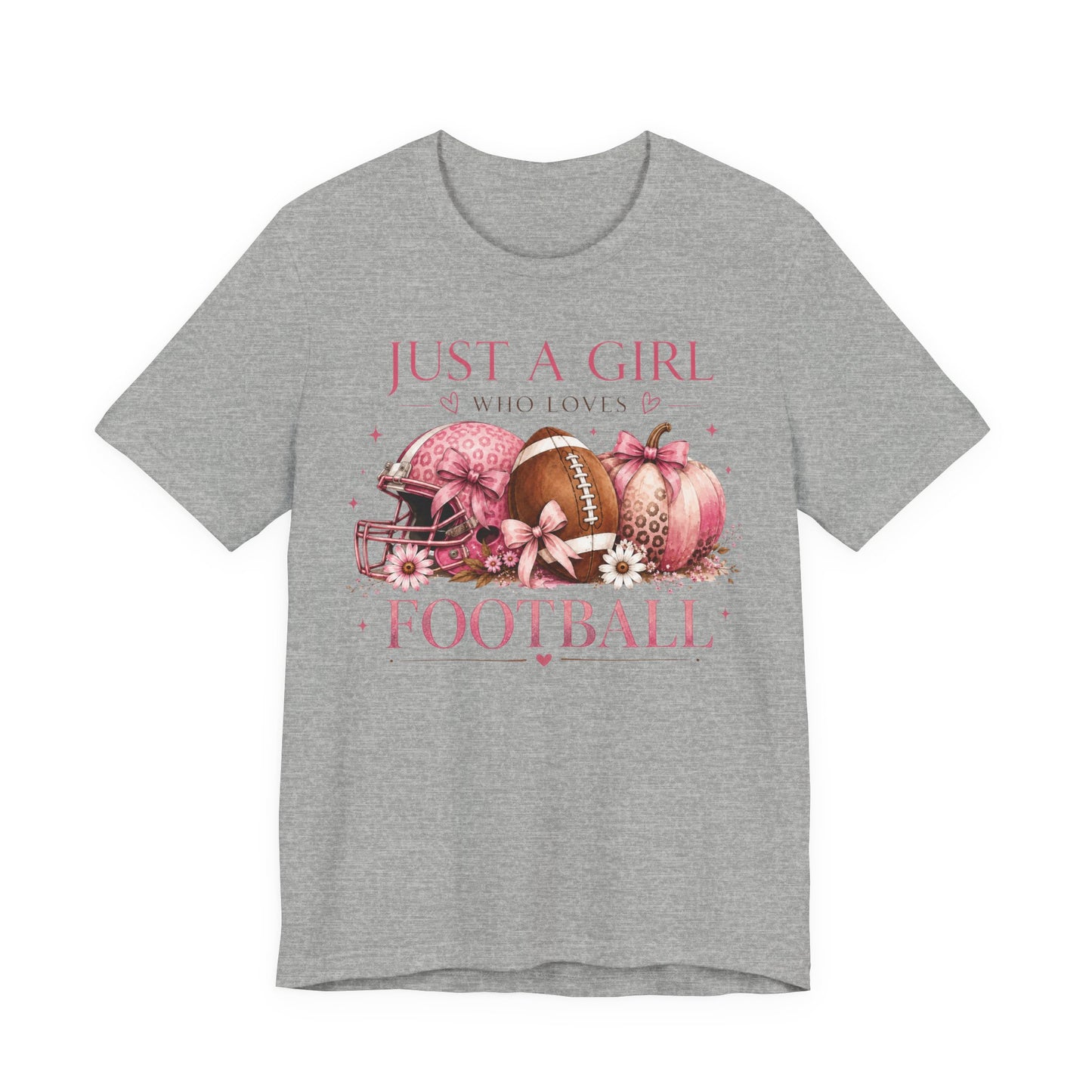 Just A Girl Who Loves Football Tee