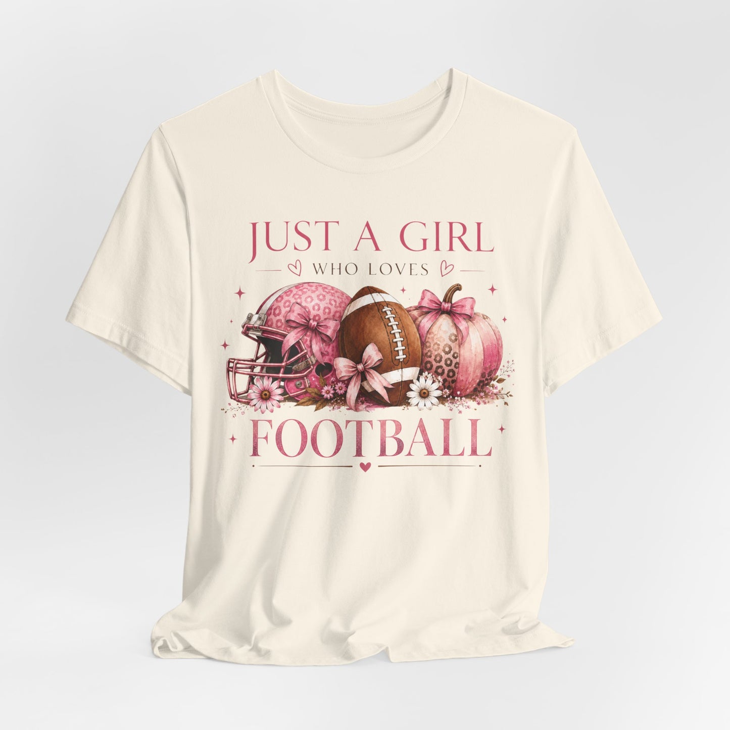 Just A Girl Who Loves Football Tee