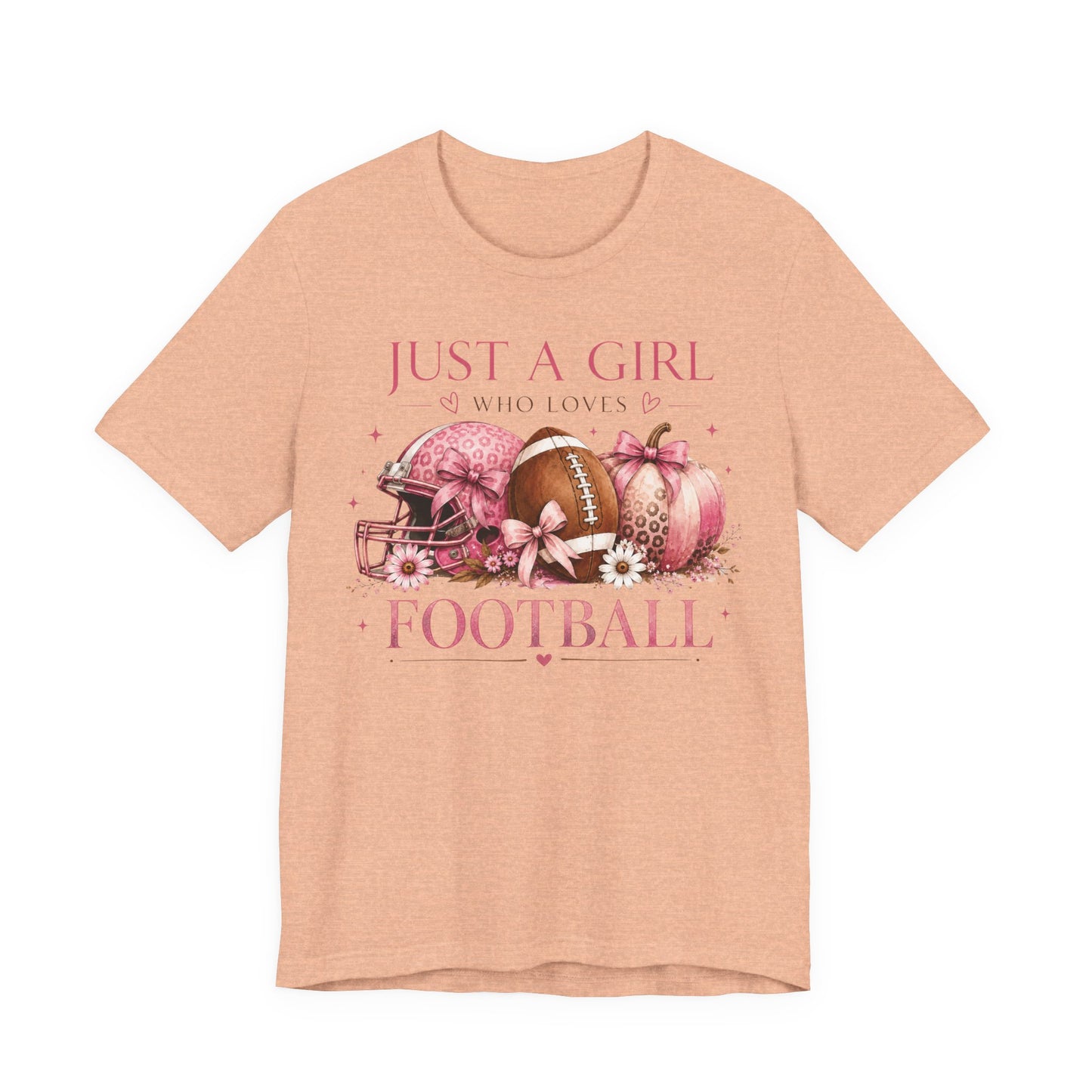 Just A Girl Who Loves Football Tee