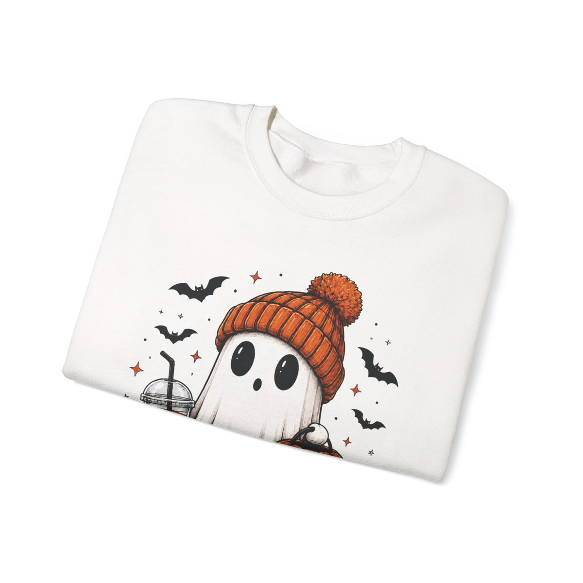 Cozy Ghost & Pumpkin Sweatshirt